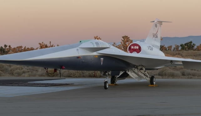 X-59 research aircraft